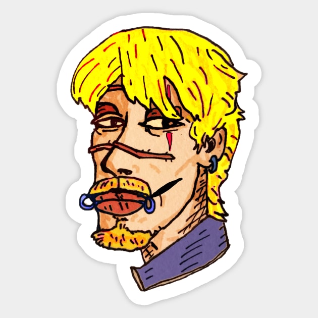 ICHI THE KILLER Sticker by MattisMatt83